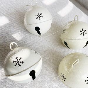 Crate & Barrel Metal Large Christmas Ornaments